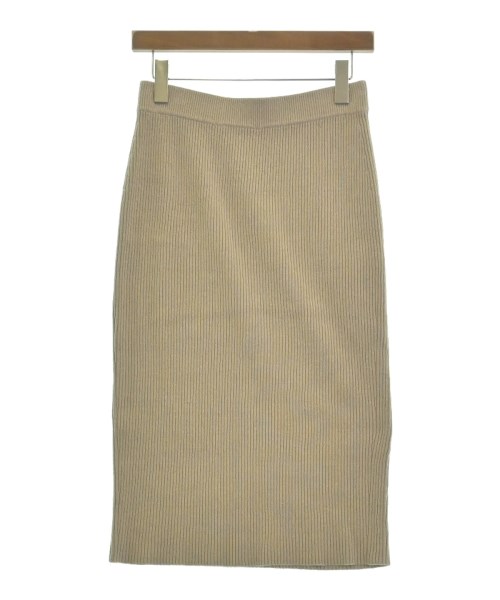 MUSE de Deuxieme Classe(ミューズドゥドゥーズィーエムクラス)ひざ丈スカート ベージュ サイズ:36(S位)/2200496232024