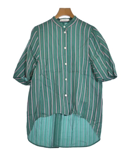 CINOH(チノ)カジュアルシャツ 緑 サイズ:38(M位)/2200632065035