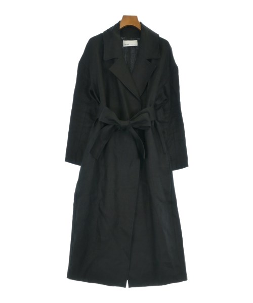 upper hights(アッパーハイツ)トレンチコート 黒 サイズ:36(S位)/2200631810018