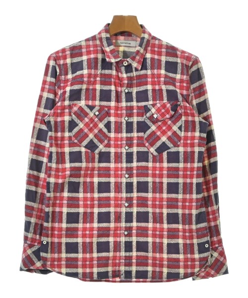 nonnative(ノンネイティヴ)カジュアルシャツ 赤 サイズ:1(M位)/2200658541049