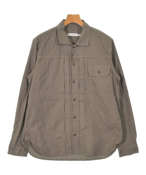 nonnative(ノンネイティヴ)カジュアルシャツ 茶 サイズ:2(L位)/2200661271179