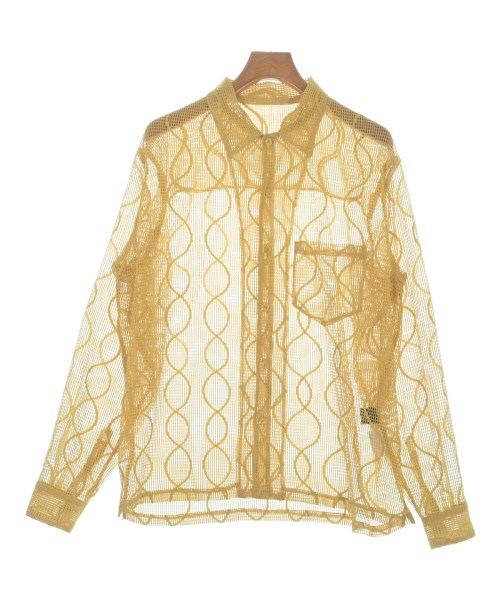 UNUSED(アンユーズド)カジュアルシャツ 黄 サイズ:1(S位)/2200650412095