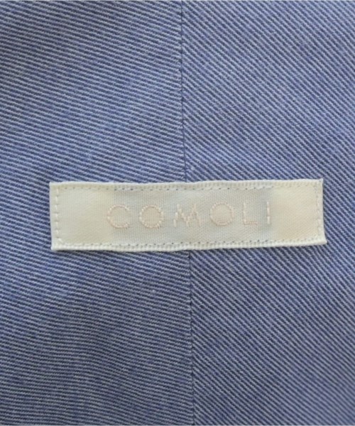 COMOLI（コモリ）カジュアルシャツ 青 サイズ:1(L位) メンズ/2200634450082