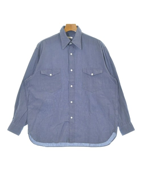 COMOLI(コモリ)カジュアルシャツ 紺 サイズ:2(M位)/2200663182107