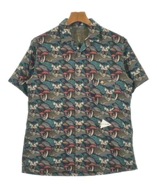 and wander(アンド　ワンダー)カジュアルシャツ カーキ サイズ:-(L位)/2200667387287