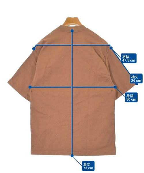 AURALEE（オーラリー）Tシャツ・カットソー 茶 サイズ:3(S位) メンズ/2200627069024