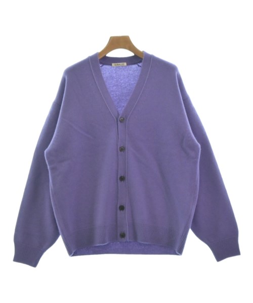 AURALEE（オーラリー）カーディガン 紫 サイズ:3(S位) メンズ/2200531330159