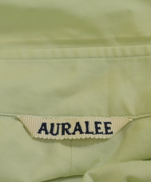 AURALEE（オーラリー）カジュアルシャツ 緑 サイズ:5(L位) メンズ/2200600178156