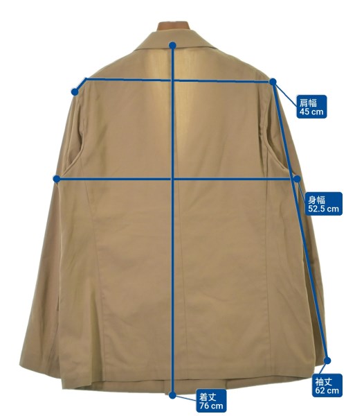 AURALEE（オーラリー）ジャケット ベージュ サイズ:3(S位) メンズ/2200662293026