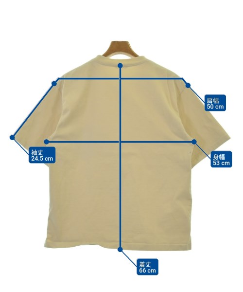 AURALEE（オーラリー）Tシャツ・カットソー ベージュ サイズ:4(M位) メンズ/2200700701032