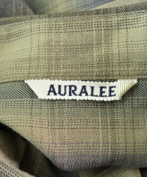 AURALEE（オーラリー）カジュアルシャツ 茶 サイズ:5(L位) メンズ/2200664182113