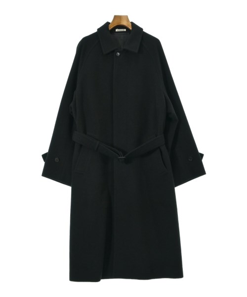 AURALEE(オーラリー)ステンカラーコート 黒 サイズ:4(M位)/2200666996015