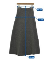 AURALEE（オーラリー）ロング・マキシ丈スカート グレー サイズ:1(M位) レディース/2200518806066