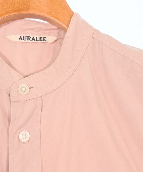 AURALEE（オーラリー）カジュアルシャツ ピンク サイズ:0(S位) レディース/2200589066024