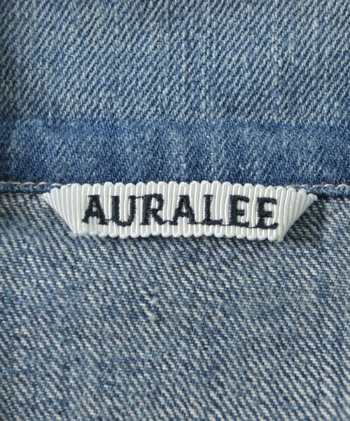 AURALEE（オーラリー）カジュアルシャツ 青 サイズ:0(S位) レディース/2200701454012