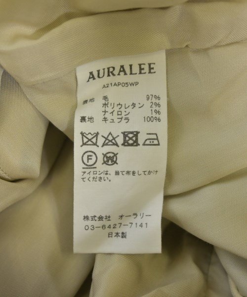 AURALEE（オーラリー）スラックス 黄 サイズ:0(S位) レディース/2200705969055