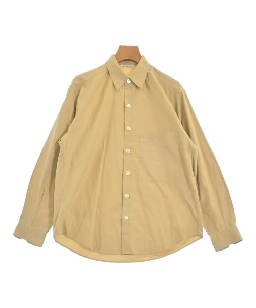 AURALEE(オーラリー)カジュアルシャツ ベージュ サイズ:0(S位)/2200657551155
