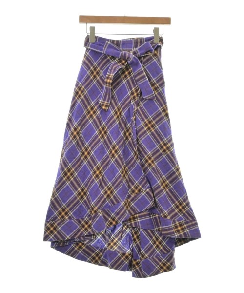 Andemiu(アンデミュウ)ロング・マキシ丈スカート 紫 サイズ:S/2200549050056