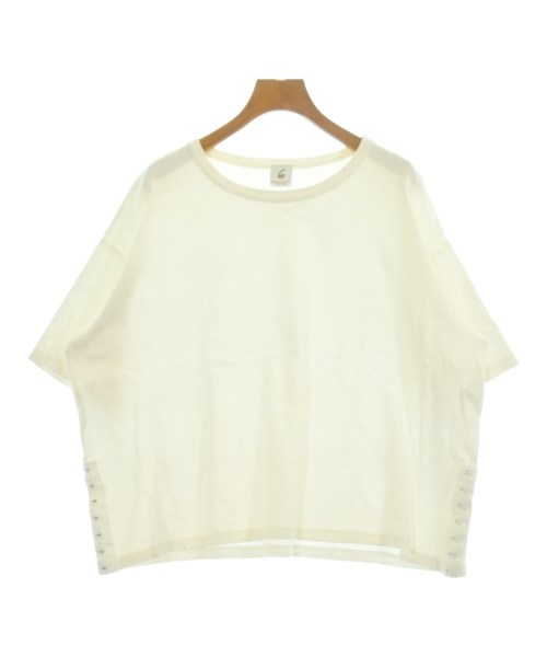 6(ROKU)(ロク)Tシャツ・カットソー 白 サイズ:F/2200617923060