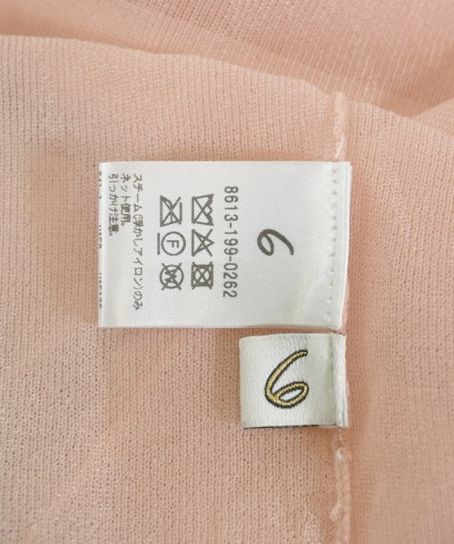 6(ROKU)（ロク）ニット・セーター ピンク サイズ:F レディース/2200640122034