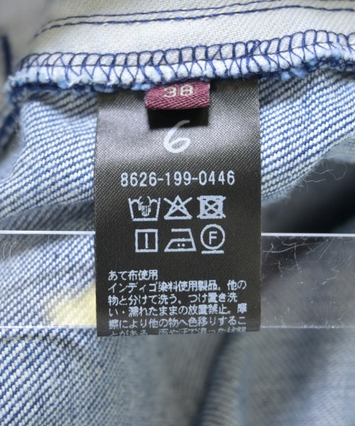 6(ROKU)（ロク）オールインワン/サロペット 青 サイズ:38(M位) レディース/2200588945023