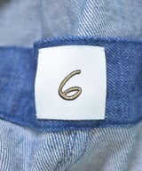 6(ROKU)（ロク）オールインワン/サロペット 青 サイズ:38(M位) レディース/2200588945023