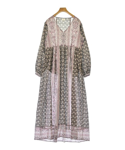 6(ROKU)(ロク)ワンピース 茶 サイズ:38(M位)/2200628783035