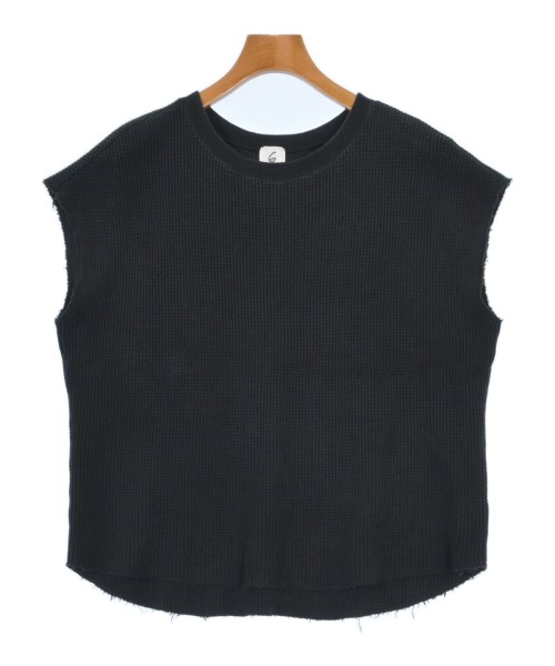 6(ROKU)(ロク)ノースリーブ 黒 サイズ:F/2200608024059