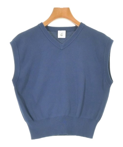 6(ROKU)(ロク)ベスト 紺 サイズ:-(M位)/2200608003030