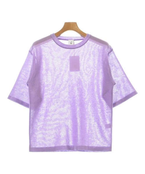 6(ROKU)(ロク)ニット・セーター 紫 サイズ:F/2200603404061