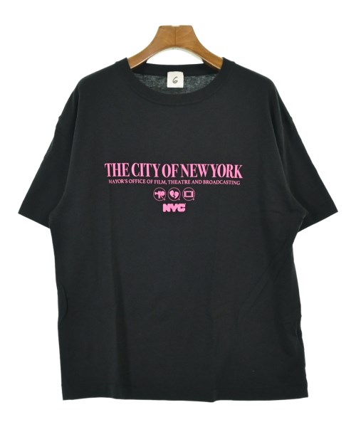 6(ROKU)(ロク)Tシャツ・カットソー 黒 サイズ:M/2200595860074