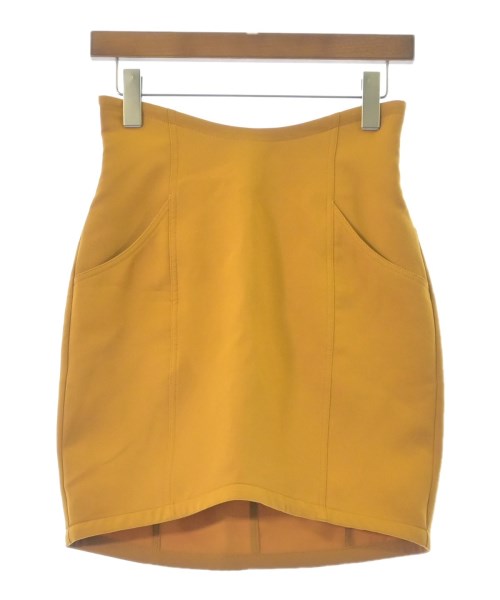 H BEAUTY&YOUTH(エイチビューティーアンドユース)ひざ丈スカート オレンジ サイズ:S/2200646928494