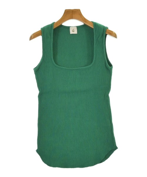 6(ROKU)(ロク)タンクトップ 緑 サイズ:-(M位)/2200634153105
