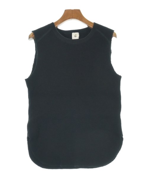 6(ROKU)(ロク)タンクトップ 黒 サイズ:F/2200645999136