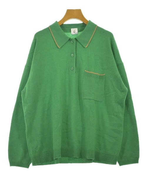 6(ROKU)(ロク)ニット・セーター 緑 サイズ:-(M位)/2200648641087