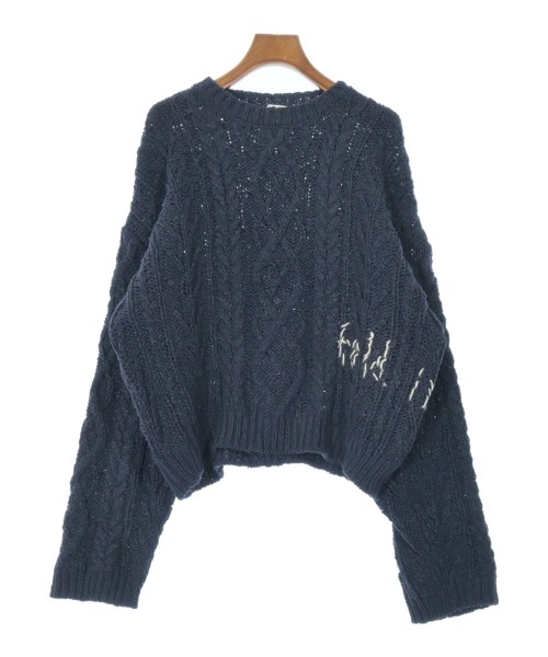 6(ROKU)(ロク)ニット・セーター 紺 サイズ:F/2200664545109