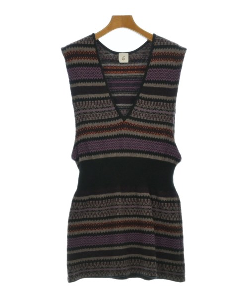 6(ROKU)(ロク)ニット・セーター 紫 サイズ:-(XS位)/2200666318015