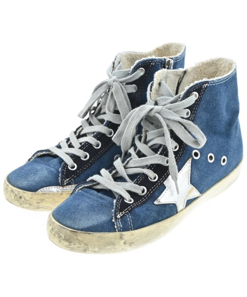 GOLDEN GOOSE(ゴールデングース)スニーカー 青 サイズ:37(24cm位)/2200662185017