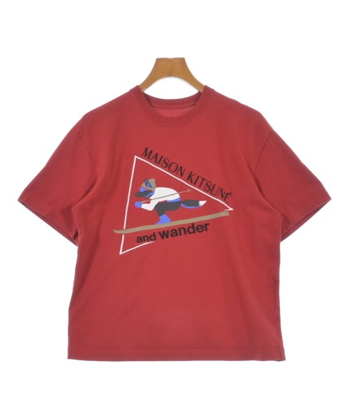 MAISON KITSUNE(メゾンキツネ)Tシャツ・カットソー 赤 サイズ:-(M位)/2200634781032