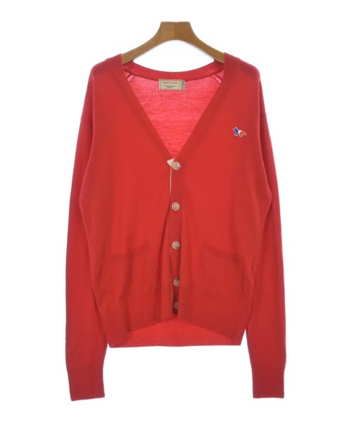 MAISON KITSUNE(メゾンキツネ)カーディガン 赤 サイズ:XS/2200632838059