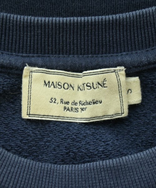 MAISON KITSUNE（メゾンキツネ）スウェット 紺 サイズ:S メンズ/2200696920028