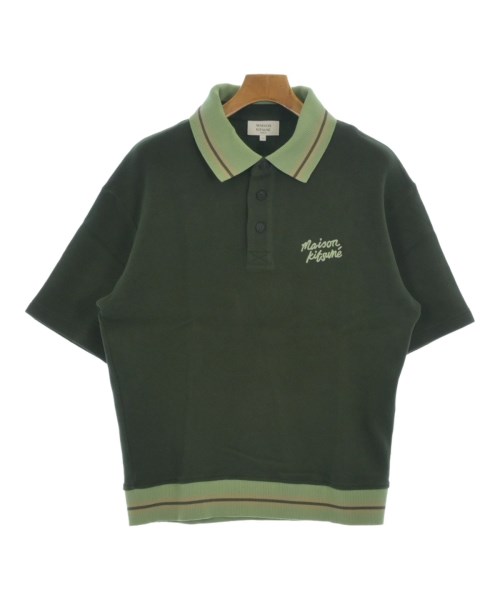 MAISON KITSUNE(メゾンキツネ)ポロシャツ 緑 サイズ:S/2200661360064