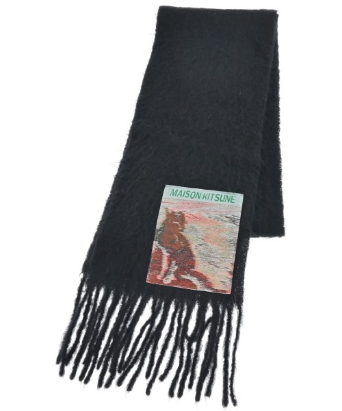 MAISON KITSUNE(メゾンキツネ)マフラー 黒 サイズ:-/2200654105030