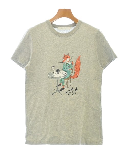 MAISON KITSUNE(メゾンキツネ)Tシャツ・カットソー グレー サイズ:XS/2200607537284