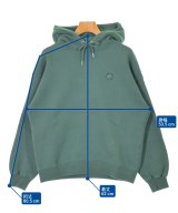 MAISON KITSUNE（メゾンキツネ）パーカー 緑 サイズ:S レディース/2200640353032