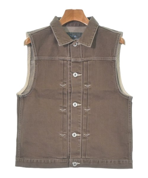 R.H.Vintage(ロンハーマンヴィンテージ)デニムジャケット 茶 サイズ:XS/2200631134817