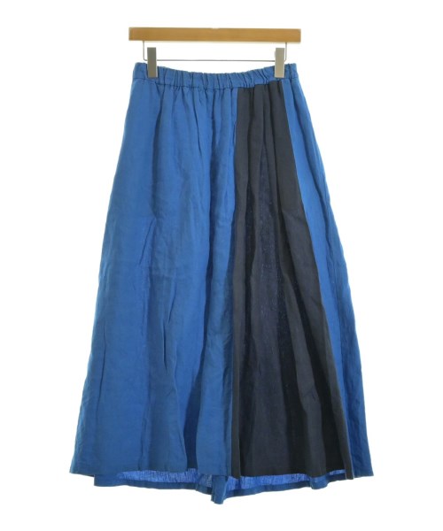 D-due(デドゥエ)ロング・マキシ丈スカート 青 サイズ:38(M位)/2200666583062