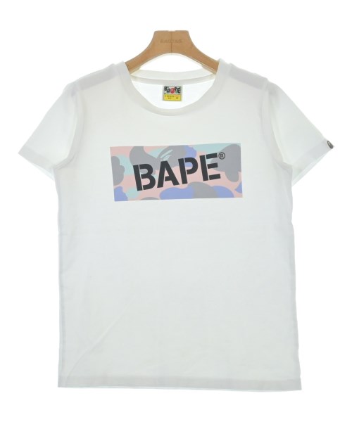 A BATHING APE(アベイシングエイプ)Tシャツ・カットソー 白 サイズ:S/2200618796045