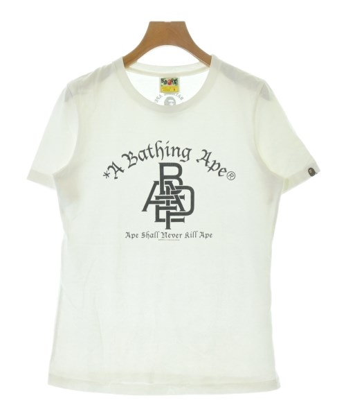 A BATHING APE(アベイシングエイプ)Tシャツ・カットソー 白 サイズ:S/2200701524128