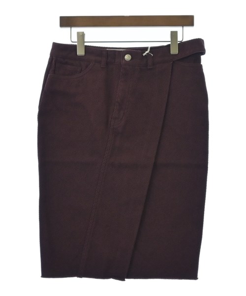 AMBUSH(アンブッシュ)ひざ丈スカート 赤 サイズ:1(S位)/2200651234108